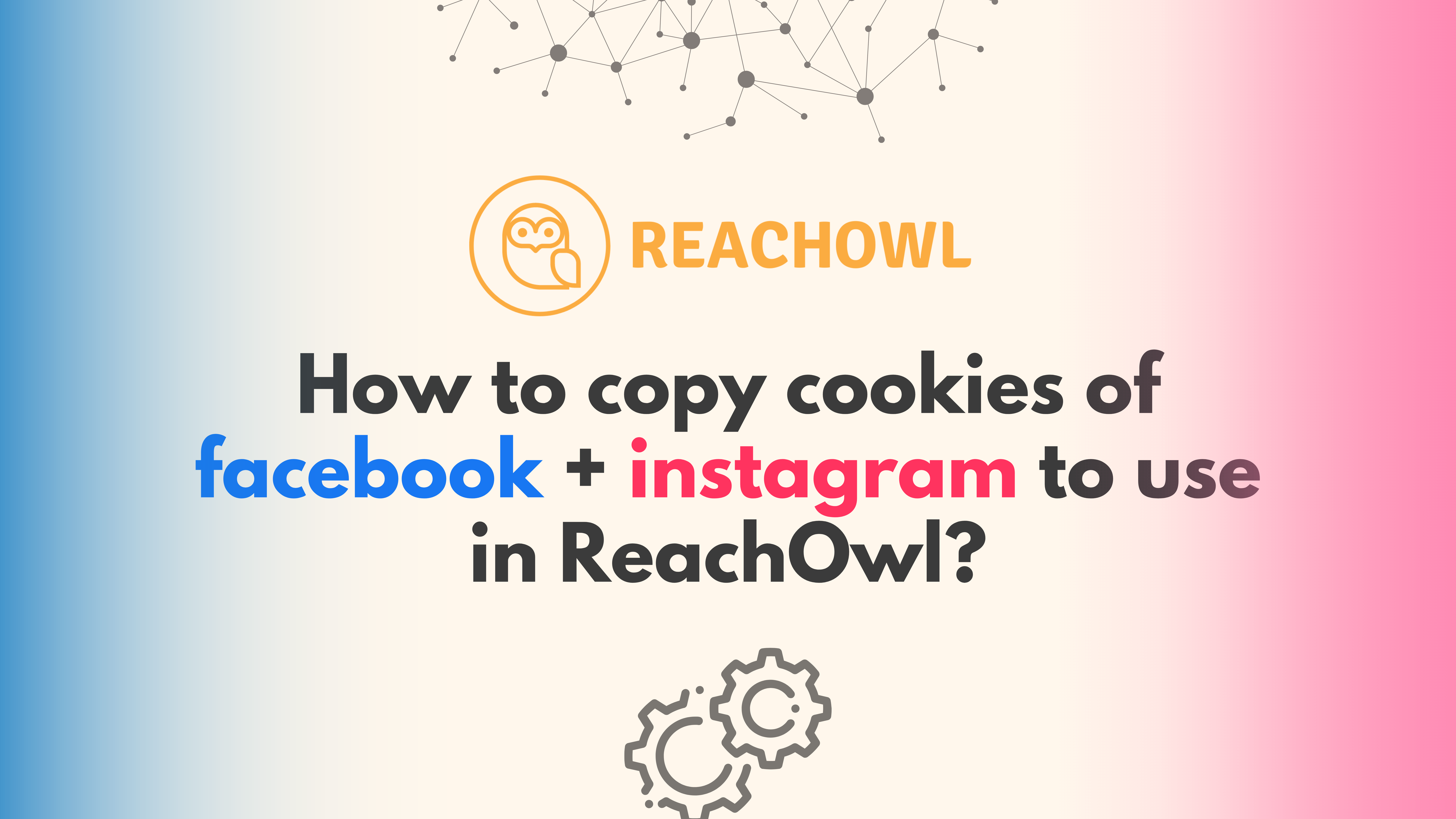 How to Copy Cookies of Facebook + Instagram to use in ReachOwl