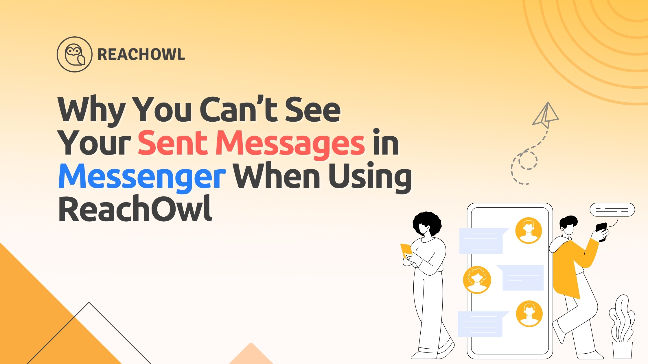 why you cant see your sent messages in messenger