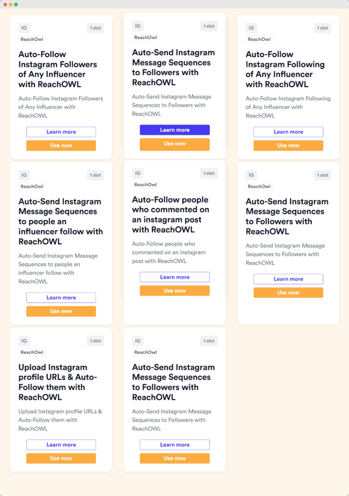 lead generation instagaram- reachowl