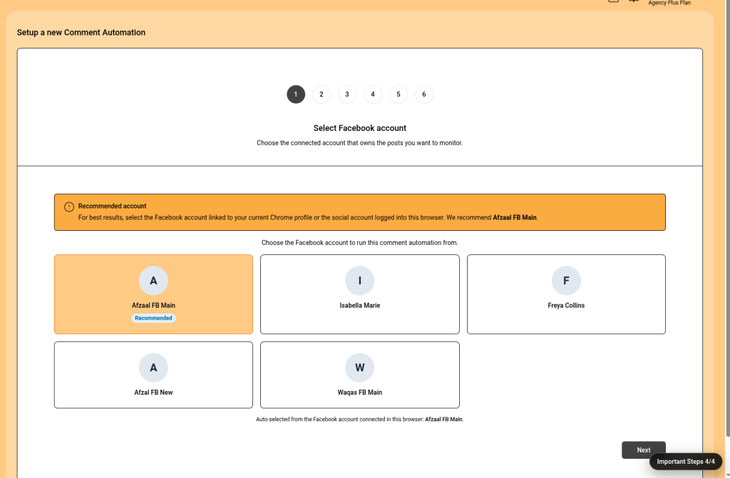 Facebook Comment Automation